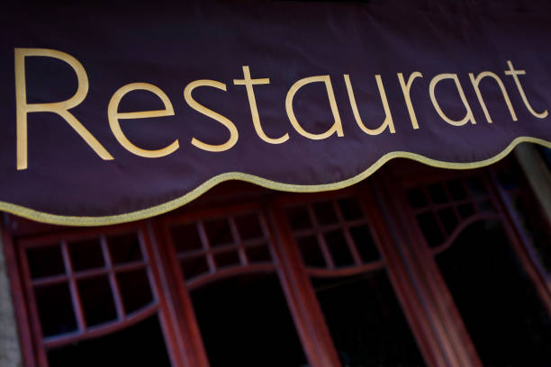 istock Facade of a French bistro 1056471650