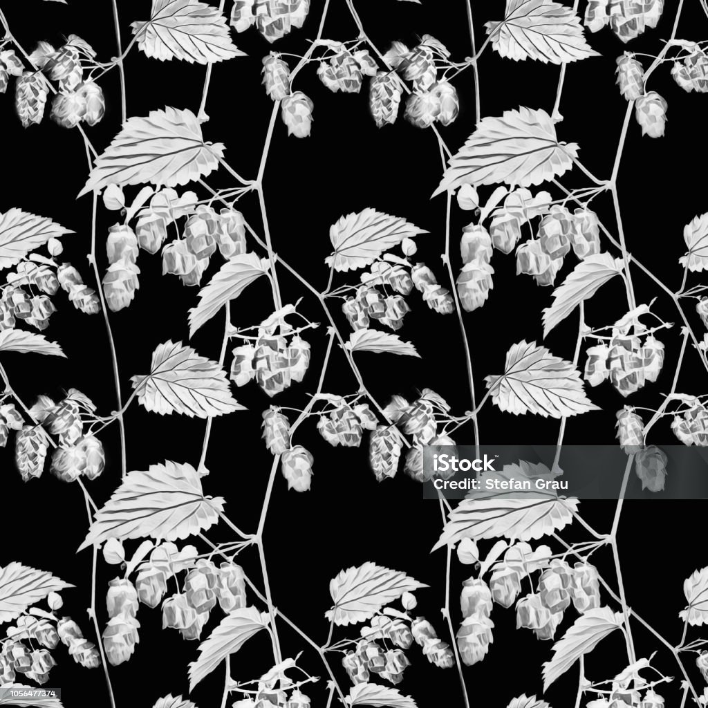 Abstract Hops Hops Seamless Pattern Stock Illustration - Download Image Now ...