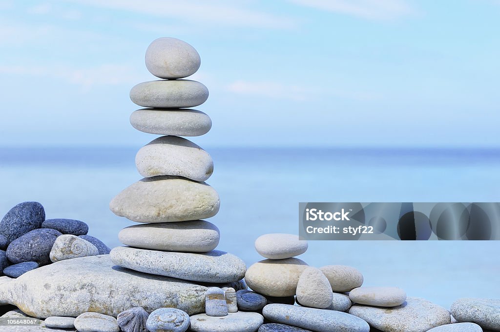 Stony coast - Royalty-free Amontoar Foto de stock