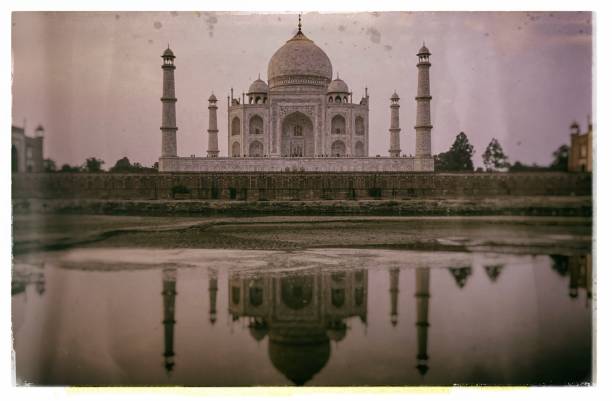 This photograph is worn out with digital technology effects.