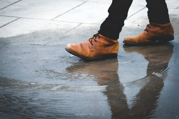 istock The free footprints of my clumsy walk 1056490768