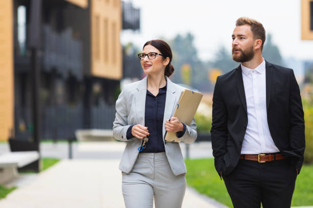 istock A female real estate agent working 1056502110