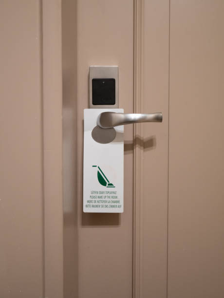 istock clean the room sign on hotel door handle 1056502140