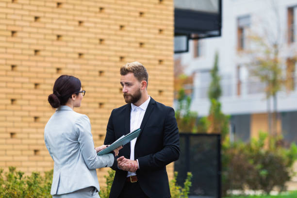 istock Client on a meeting with a saleswoman 1056502596