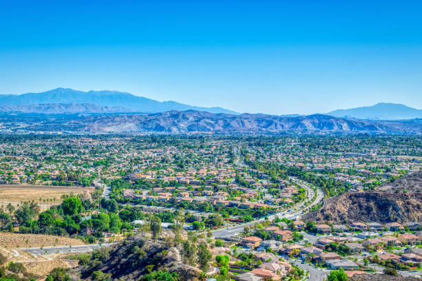 istock Curve in the road to suburbs 1056506386