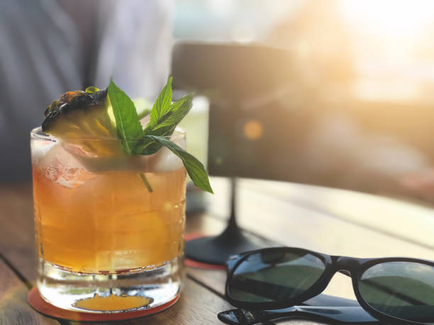 istock Cocktails on a table at a bar. 1056508074