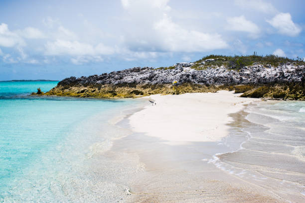 istock Sandy bank surrounded by sea waters; Bahamas 1056508556