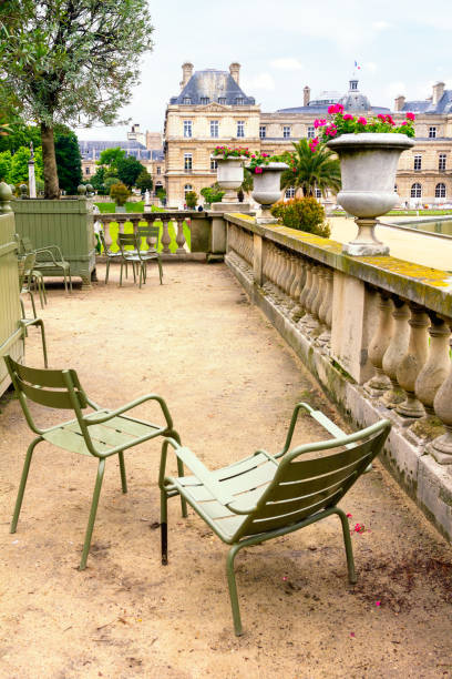 The Luxembourg Garden in Paris. Photo from famous Luxembourg gardens luxembourg paris stock pictures, royalty-free photos & images
