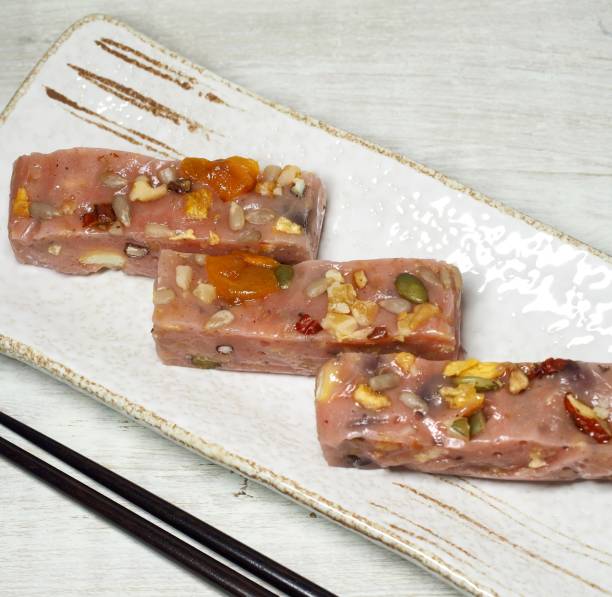 istock Korean food, Dried persimmon nutrition rice cake 1056553770