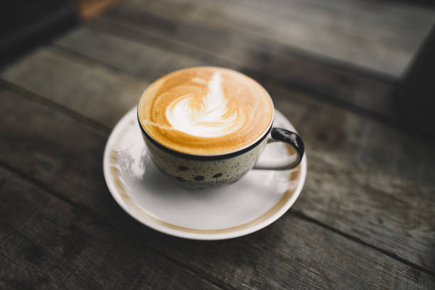 istock Coffee in the cup Hot Latte in the morning 1056559116