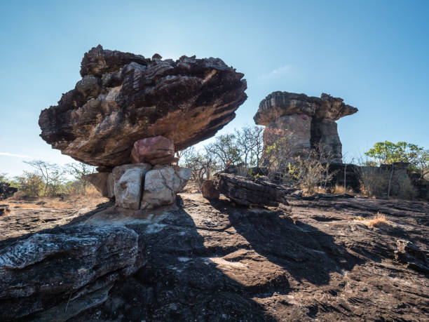 istock Giant rock pillars in Ubonratchathani, Thailand 1056584958