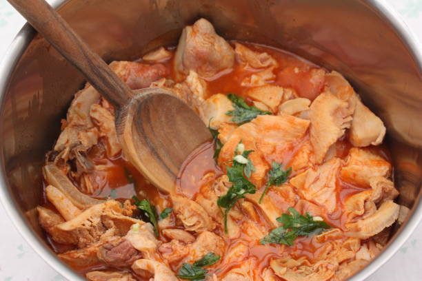 istock Tripe cooked in tomato sauce and spices 1056591030
