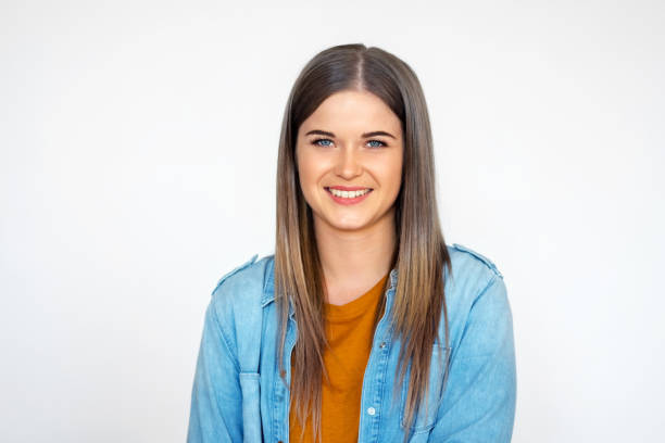 istock Beautiful young woman in casuals 1056591178