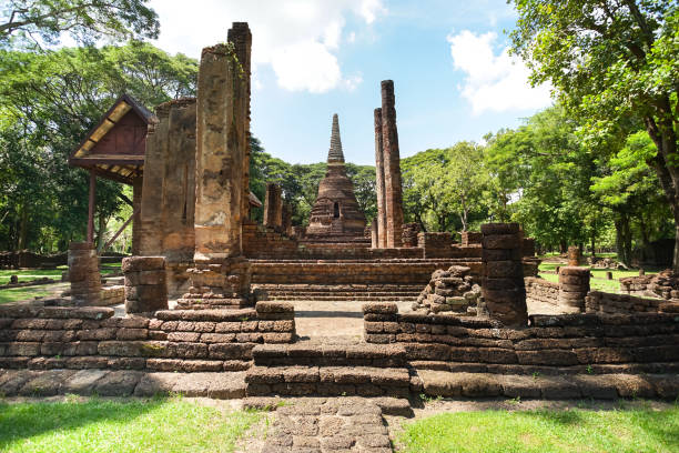 istock Wat Nang Phaya temple in Sukhothai province, Thailand. 1056594192