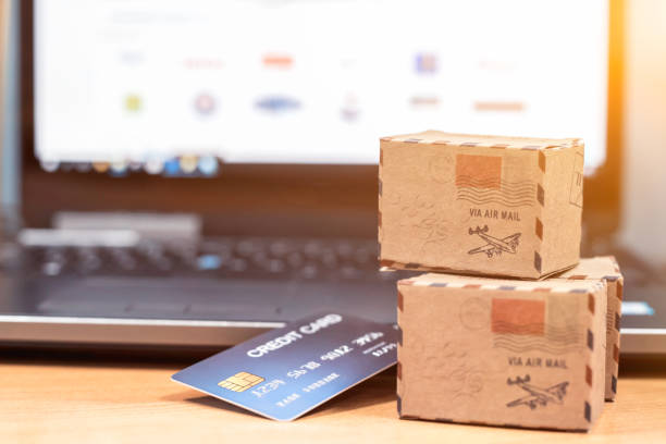 istock Online shopping Cyber Monday.Using credit card for technology Ecommerce on internet. 1056604730