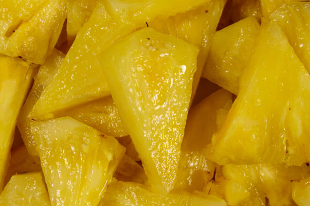 istock Background of the pineapple slices 1056609840