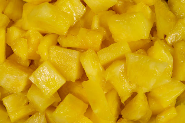 istock Background of the pineapple slices 1056609892