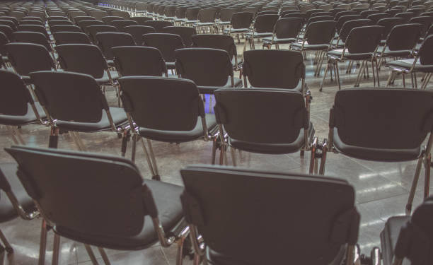 istock Many chairs on a meeting 1056610118
