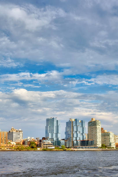 istock Brooklyn skyline on a sunny day, New York. 1056610166