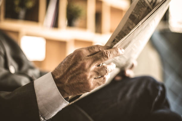 istock Morning with news. 1056615704