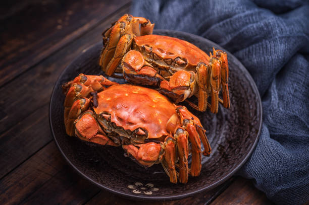 istock The delicious crab is on the table. 1056616784