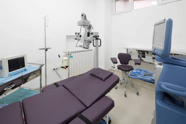 istock Medical ophthalmology laboratory and surgery room 1056618942