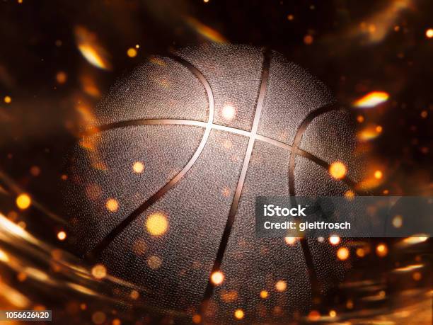 Foto de Closeup De Basquete Em Fundo Studio Imagem De Estoque e mais fotos de stock de Basquete