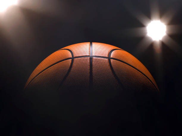istock Basketball close-up on studio background - Stock image 1056626448