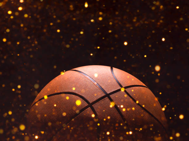istock Basketball close-up on studio background - Stock image 1056628828
