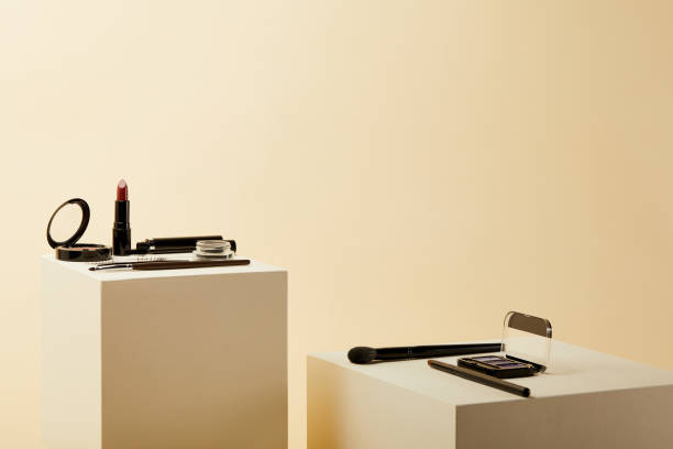 istock various makeup supplies on beige cubes 1056628888