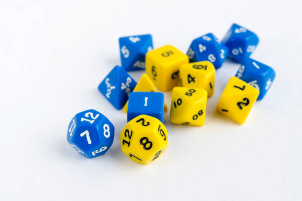 istock Dices for rpg, board or tabletop games. 1056631500