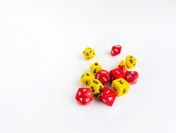 istock Dices for rpg, board or tabletop games. 1056631536