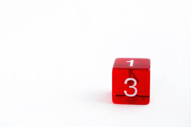 dice on a white background