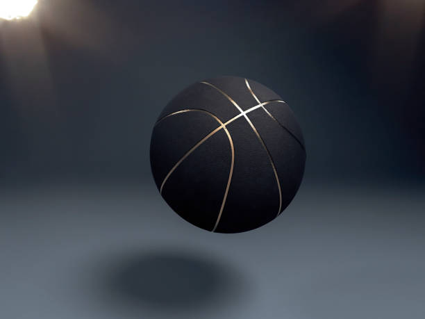 istock Basketball close-up on studio background - Stock image 1056632588