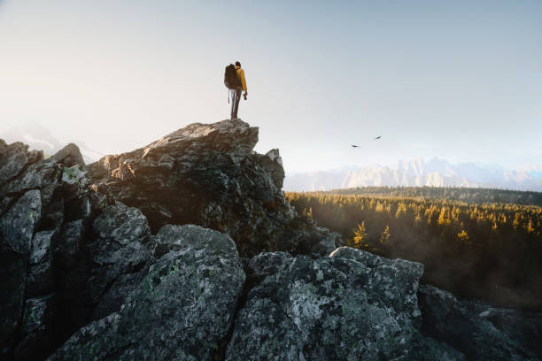 istock Hiker photographs landscape 1056632646