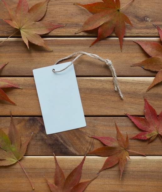 istock Clothing labels and maple leaves 1056632834