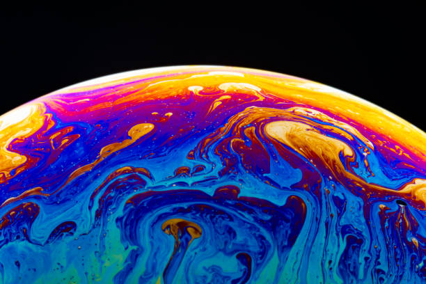 istock Macro shot of a soap bubble 1056641308