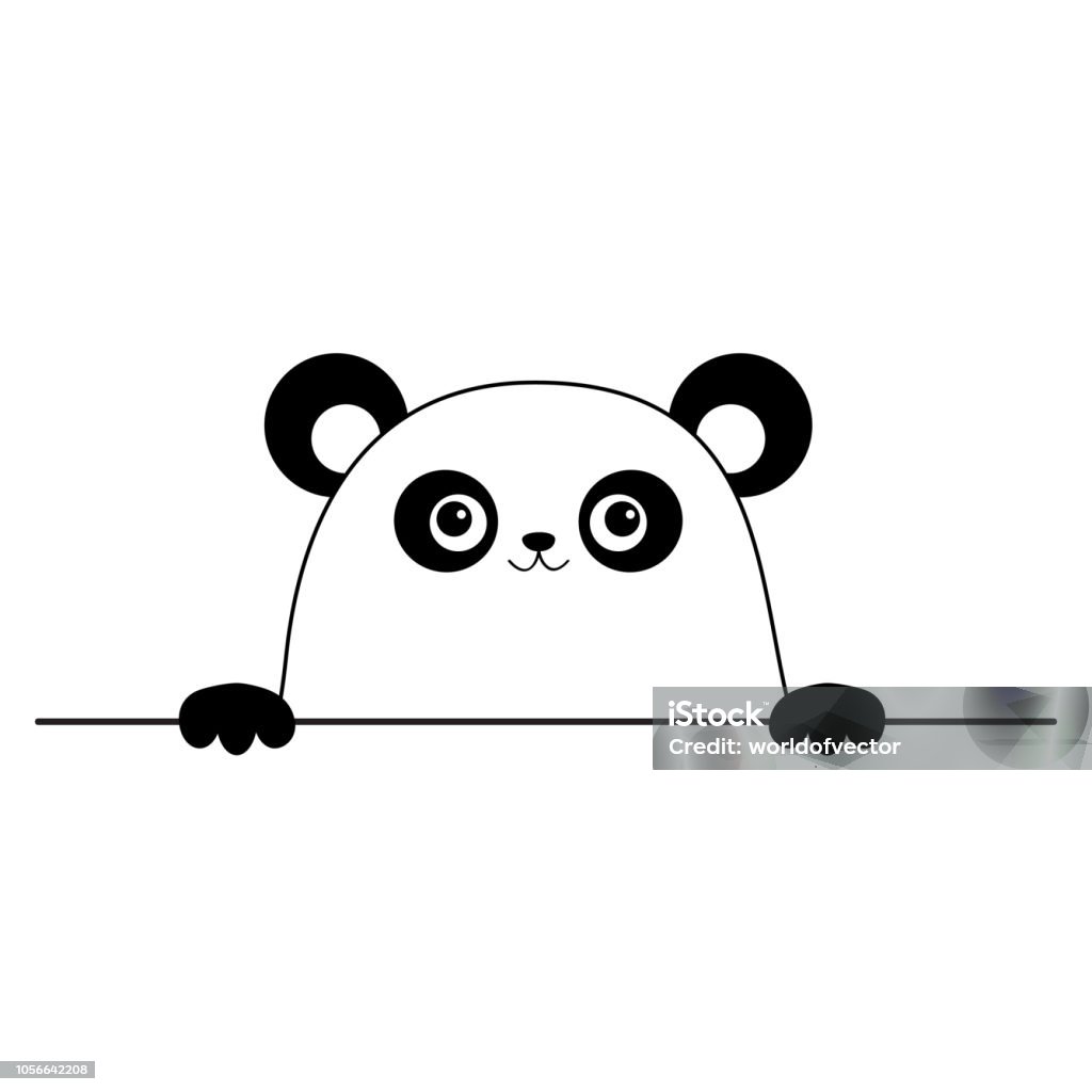 Vetores de Urso Panda Cabeça Ícone Rosto Triste Pata De Mãos Segurando A  Linha Da Tabela Personagem De Desenho Bonito Silhueta De Contorno Kawaii  Animal Bebê Engraçado Cartão De Amor Projeto Liso