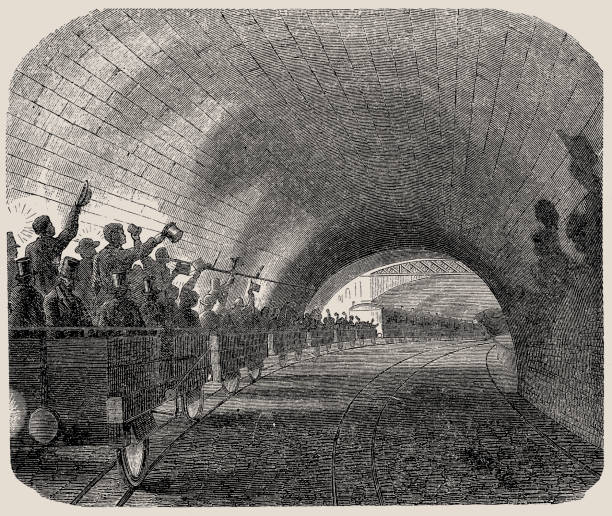 istock Metropolitan Railway in London, built 1860-1863 1056642260