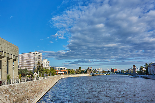 Wroclaw on the Oder bank