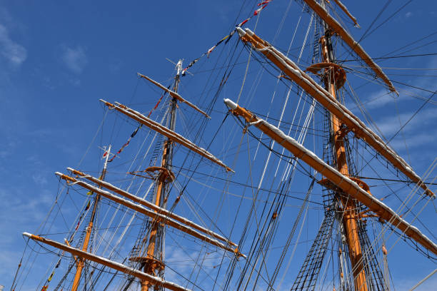 istock Mast of the sailing boat 1056649686