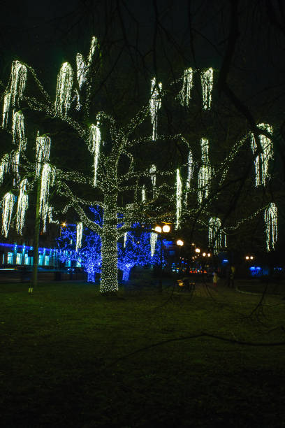 istock city decorated for christmas night 1056650042