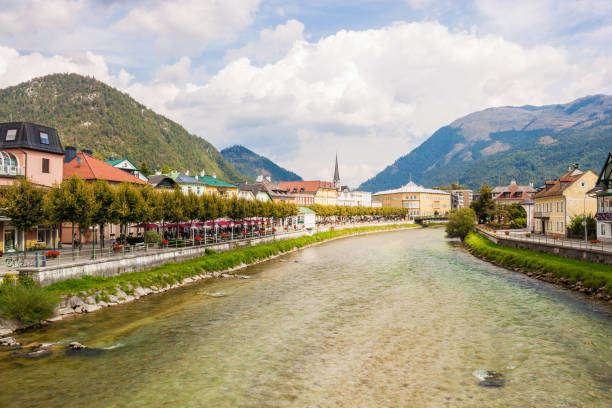 istock Resort town Bad Ischl on the river Traun, Austria 1056656420