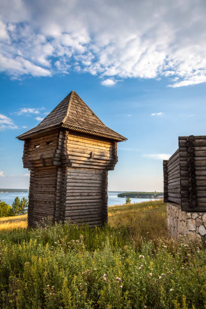 istock Historic wooden buildings 1056664396