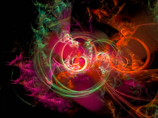 istock abstract digital fractal, beautiful design, festive 1056665312