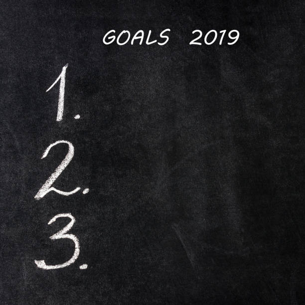 istock Handwritten numbers. 2019 New Year's. Concept- goals list, motivational, decision, choice, resolution. 1056669080