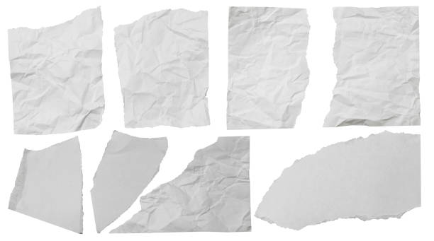 istock white torn paper on white background. collection paper rip 1056674296