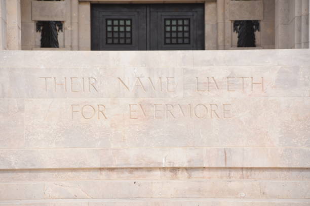 istock A sign in a military cemetery 1056698106