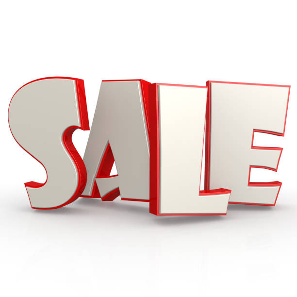 istock Sale word with white background 1056704032