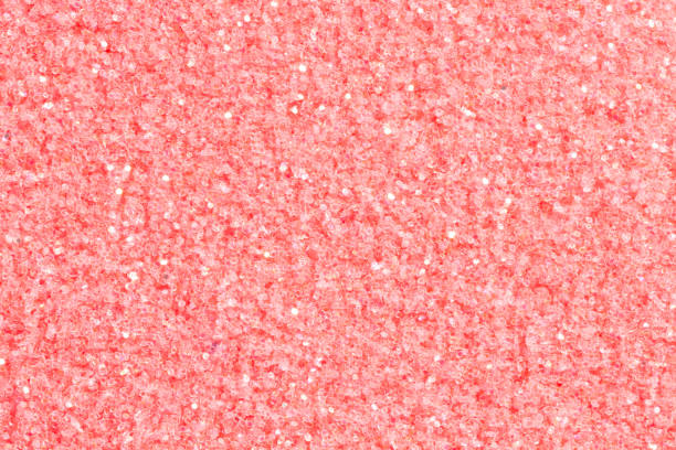 istock Light pink glitter background with glare. Pink glitter texture. 1056705852